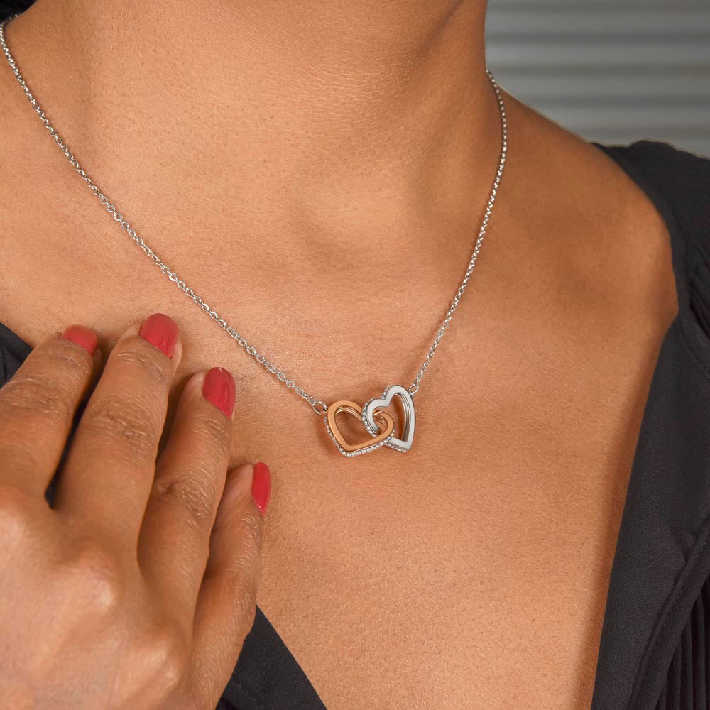 To My Mommy Interlocking Hearts Necklace – Baby Loss Memorial Gift